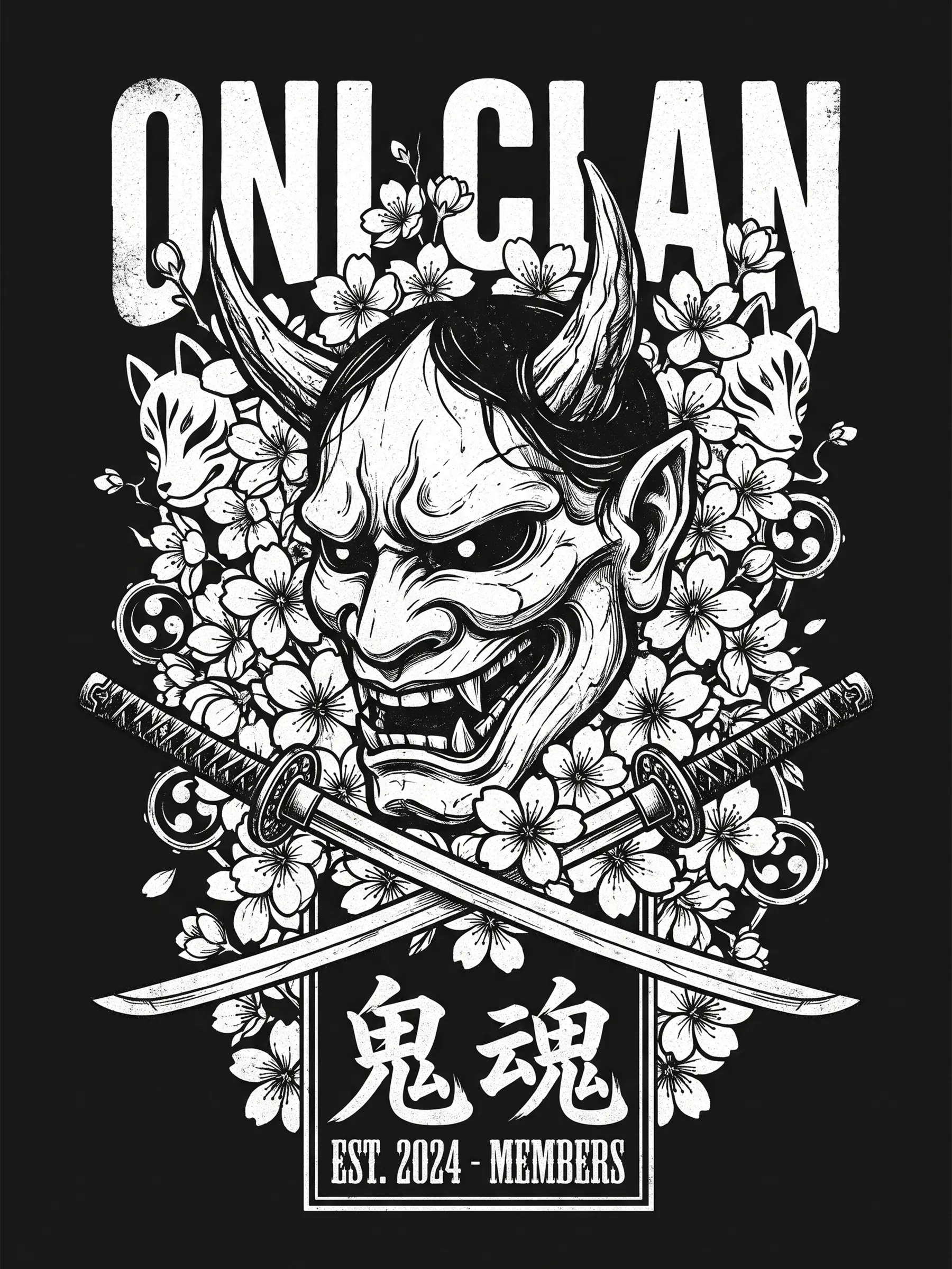 Oni Clan - T-shirt design